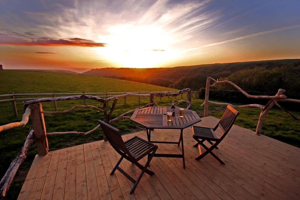 Tiny House On Isolated Farm By The Cornish Coast Villa Bude Dış mekan fotoğraf